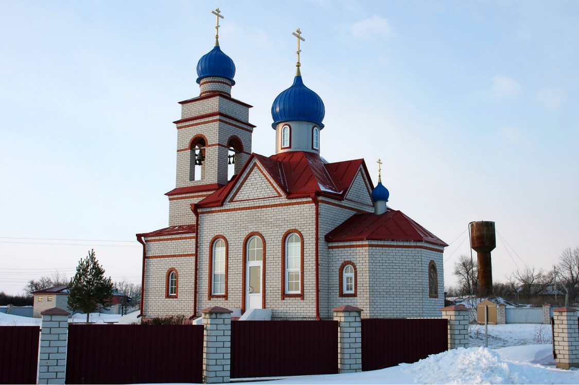 Церковь Михаила Архангела, Новосильское (Тербунский район, Липецкая область). фасады, вид с юго-востока