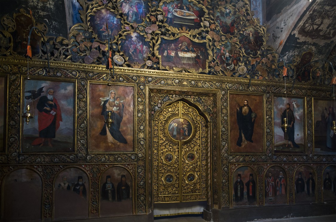Бодбийский Нины равноапостольной монастырь. Кафедральный собор Георгия Победоносца, Сигнахи (Кахетия, Грузия). интерьер и убранство, Иконостас
