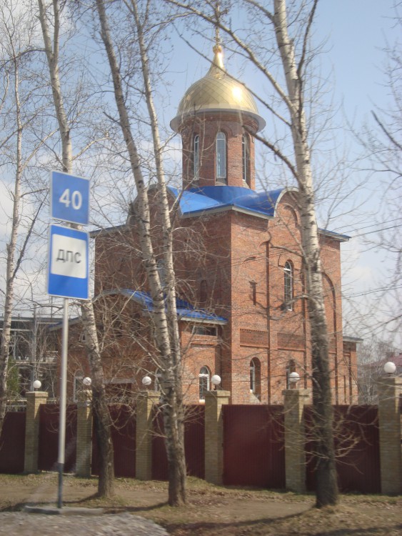 Сосновка. Церковь Георгия Победоносца. фасады, Церковь в процессе постройки