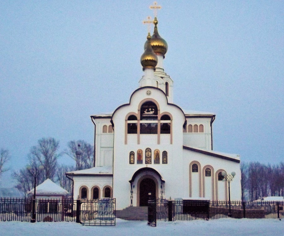 Кафедральный собор Благовещения Пресвятой Богородицы, Биробиджан (Биробиджан, город, Еврейская автономная область). фасады