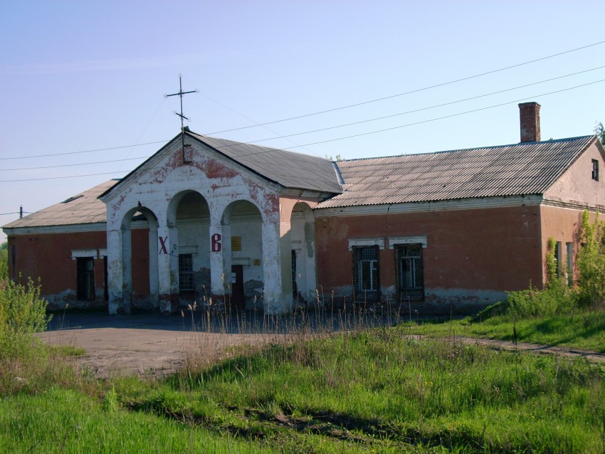 Церковь Митрофана Воронежского (старая), Рогачёвка (Новоусманский район, Воронежская область). общий вид в ландшафте