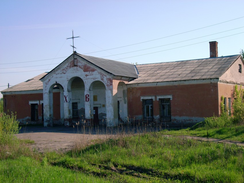 Рогачёвка. Церковь Митрофана Воронежского (старая). общий вид в ландшафте