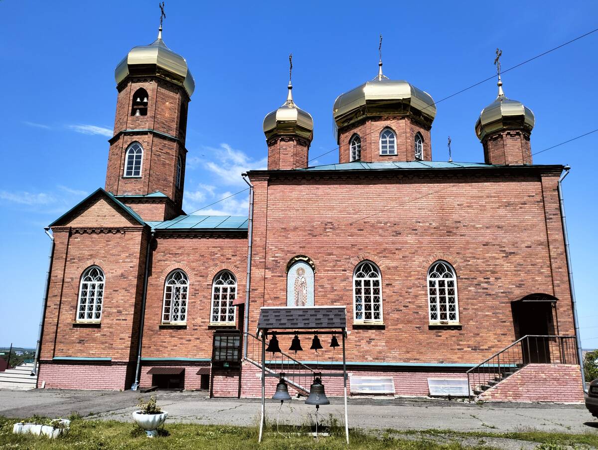Церковь Пантелеимона Целителя, Белокуриха (Белокуриха, город, Алтайский край). фасады, Южный фасад после реставрации