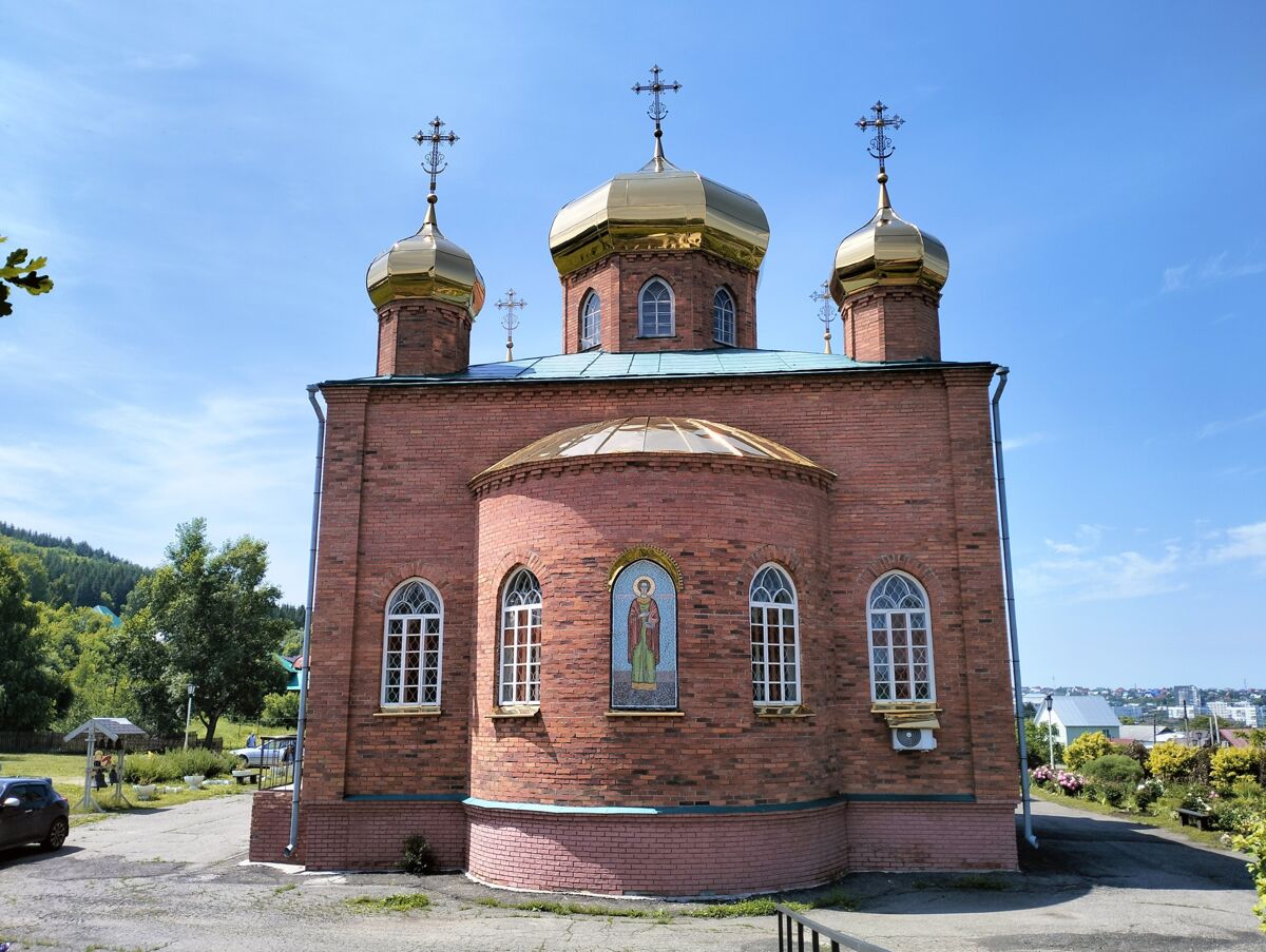 Церковь Пантелеимона Целителя, Белокуриха (Белокуриха, город, Алтайский край). фасады, Восточный фасад после реставрации