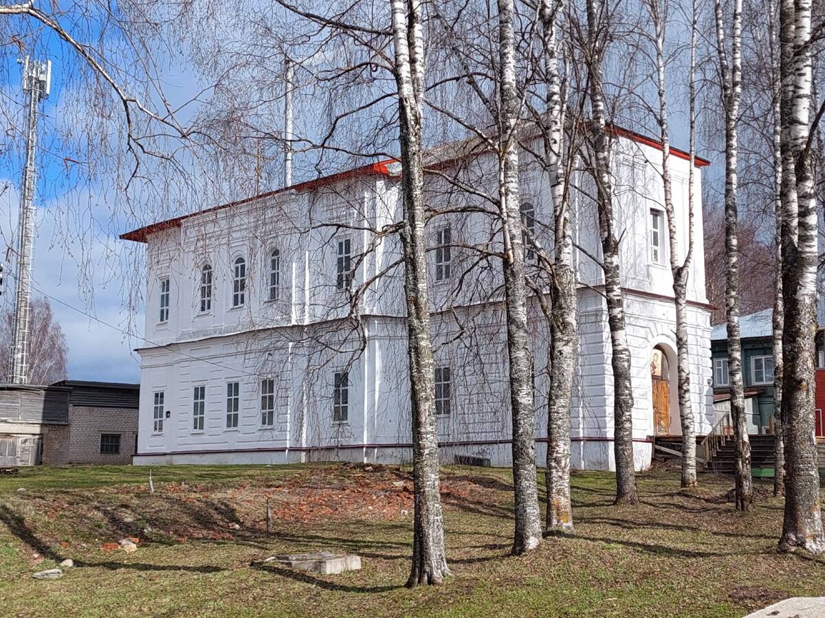 Церковь Происхождения Честных Древ Креста Господня, Бабушкина им., село (Бабушкинский район, Вологодская область). фасады