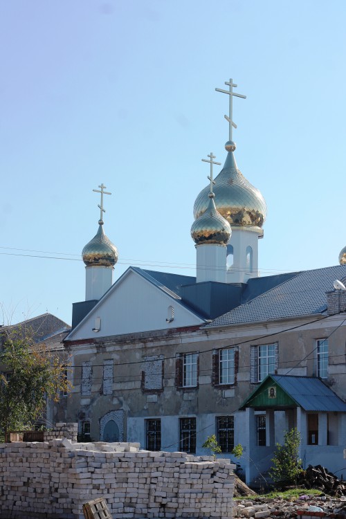 Церковь Всемилостивого Спаса, Новая Усмань (Новоусманский район, Воронежская область). общий вид в ландшафте