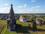 Храмовый комплекс. Церкви Николая Чудотворца (кирпичная и деревянная) и Петра и Павла - Погост (Ратонаволок) - Холмогорский район - Архангельская область