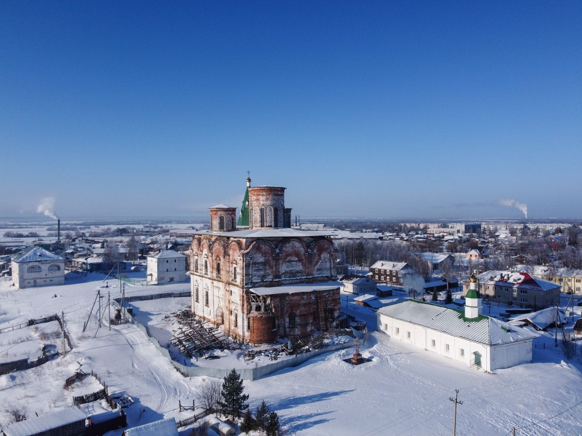 Ансамбль Архиерейского двора, Холмогоры (Холмогорский район, Архангельская область). фасады