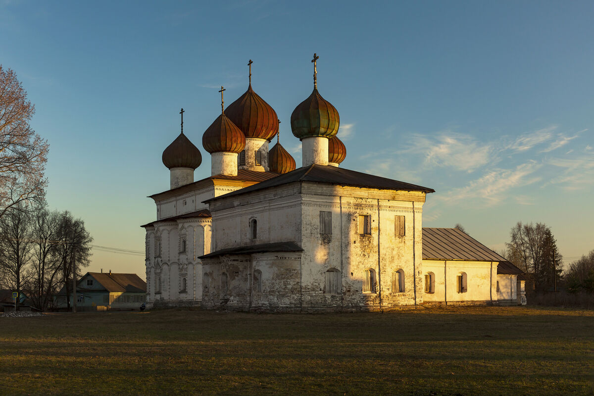 Храмовый комплекс Старого торга, Каргополь (Каргопольский район, Архангельская область). фасады