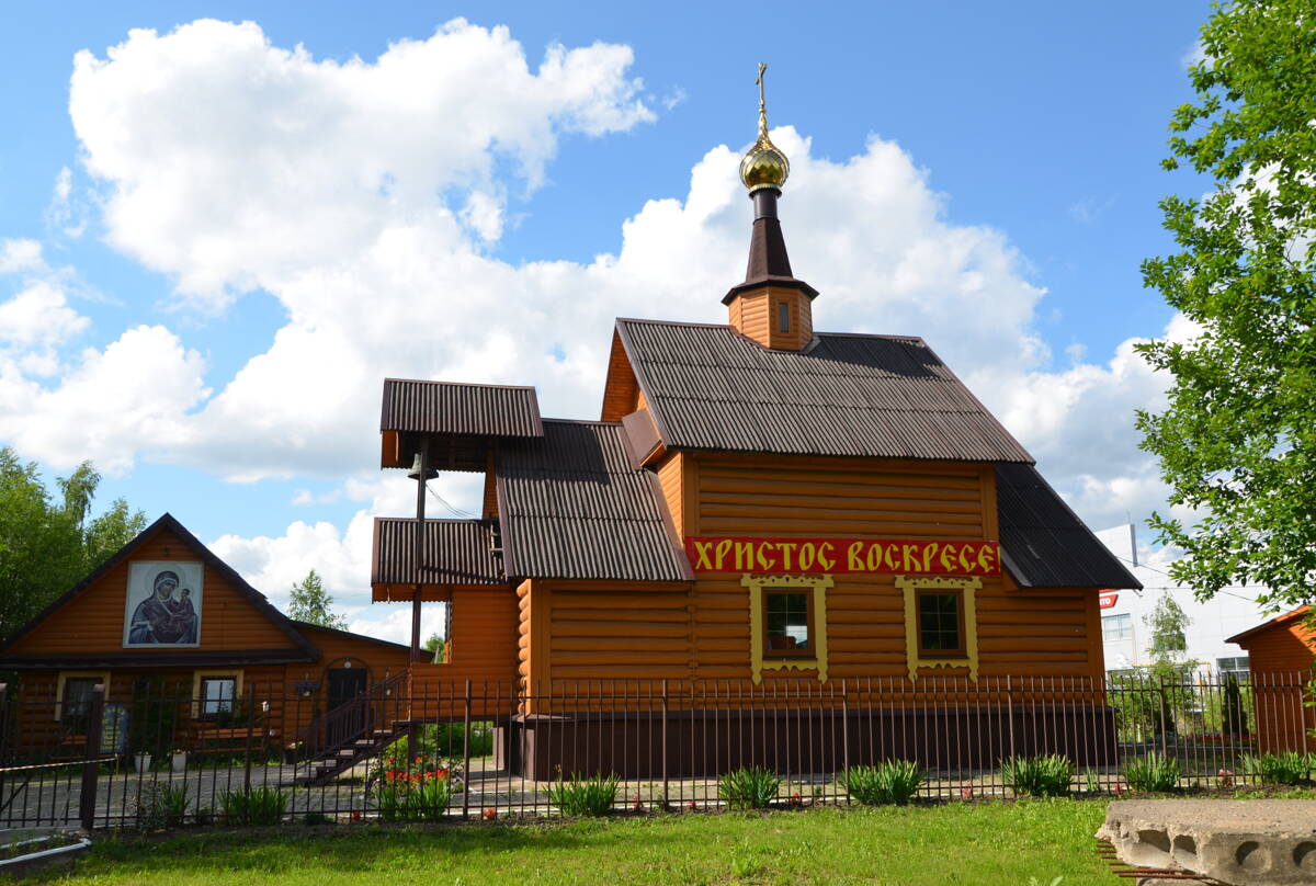 Церковь Тихвинской иконы Божией Матери, Тихвинка (Смоленск, город, Смоленская область). фасады