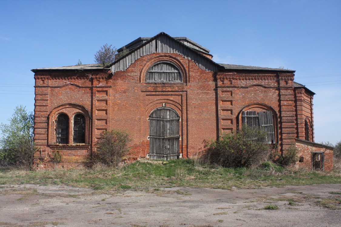 Красное. Церковь Николая Чудотворца. общий вид в ландшафте