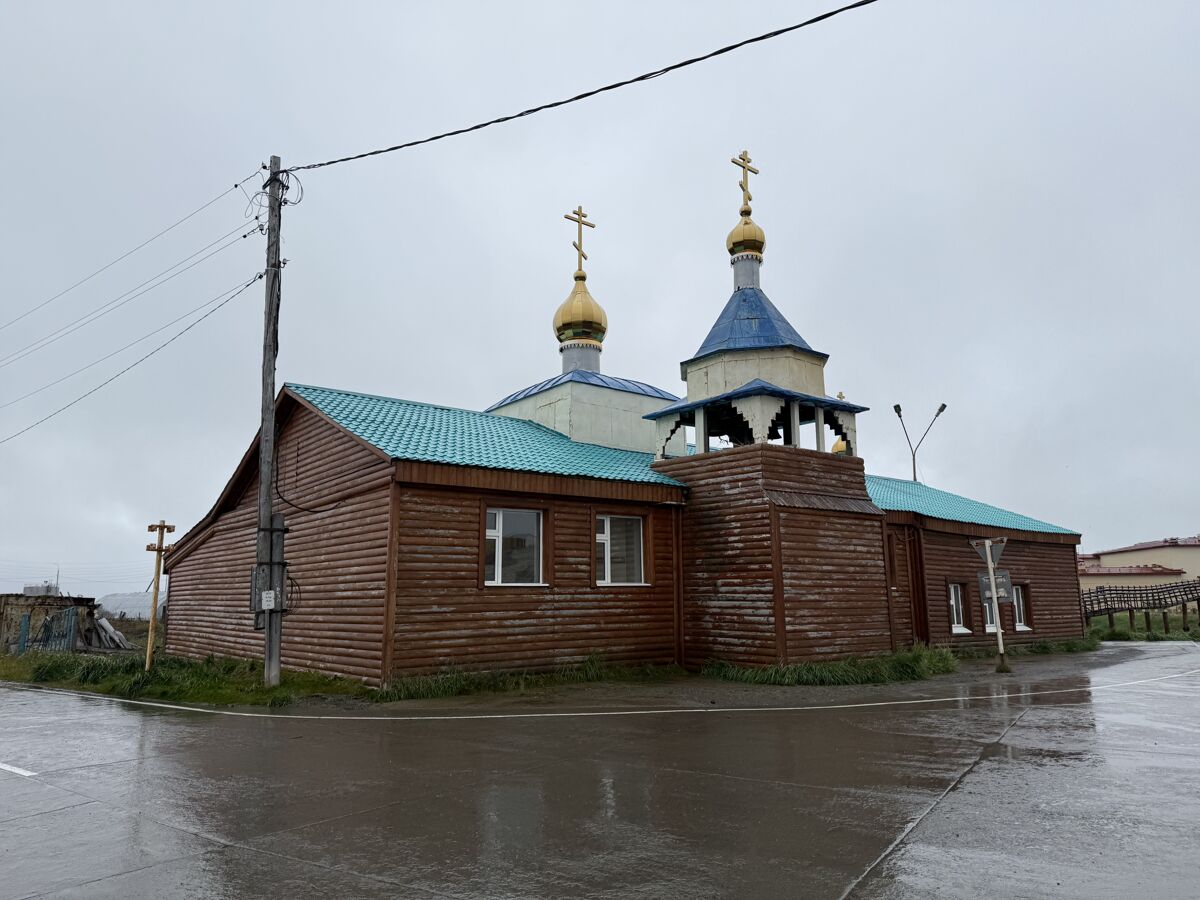 Церковь Преображения Господня, Анадырь (Анадырь, город, Чукотский автономный округ). фасады, Вид с северо-запада