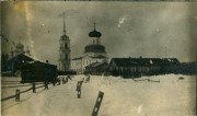 Храмовый комплекс. Церкви Преображения Господня и Успения Пресвятой Богородицы, Частная коллекция. Фото 1900-х годов<br>, Ижма, Ижемский район, Республика Коми