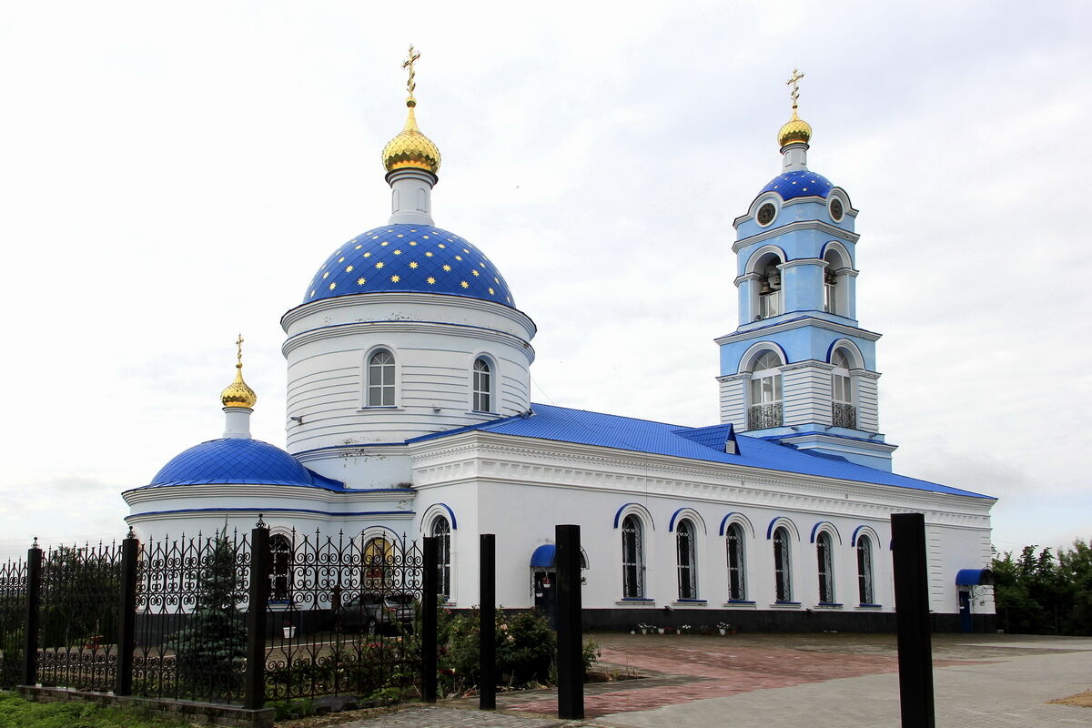 Церковь Казанской иконы Божией Матери, Новосёлки (Вачский район, Нижегородская область). фасады, Вид с северо-востока.