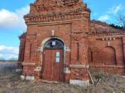 Церковь Александра Невского, вход в храм<br>, Сахаровка, Воловский район, Тульская область