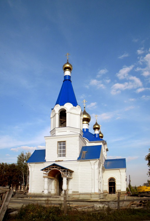 Волчья Александровка. Церковь Покрова Пресвятой Богородицы. фасады