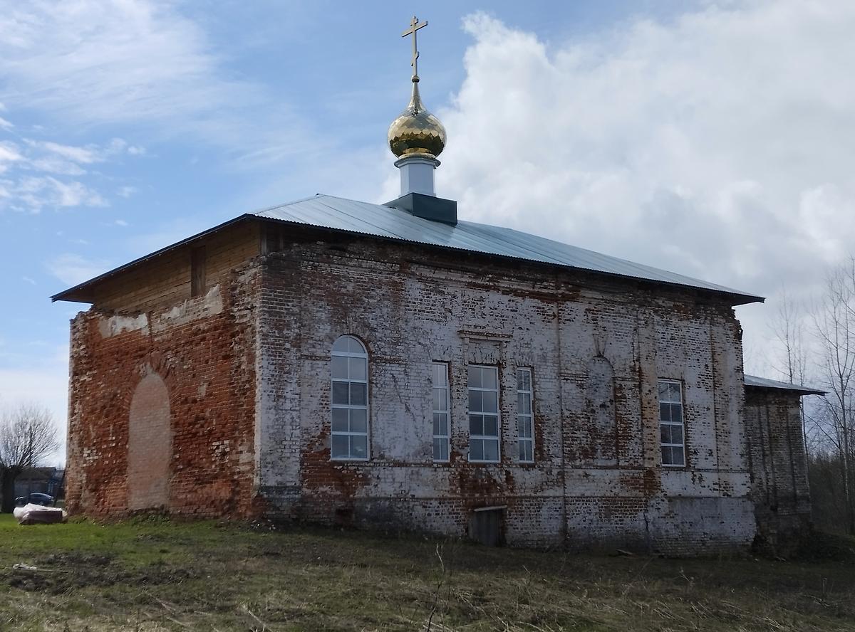 фасады. Церковь Троицы Живоначальной, Белавино (Вачский район, Нижегородская область)