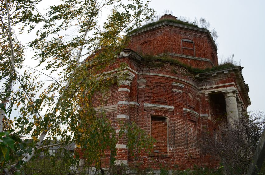 Большие Озерки. Церковь Благовещения Пресвятой Богородицы. фасады