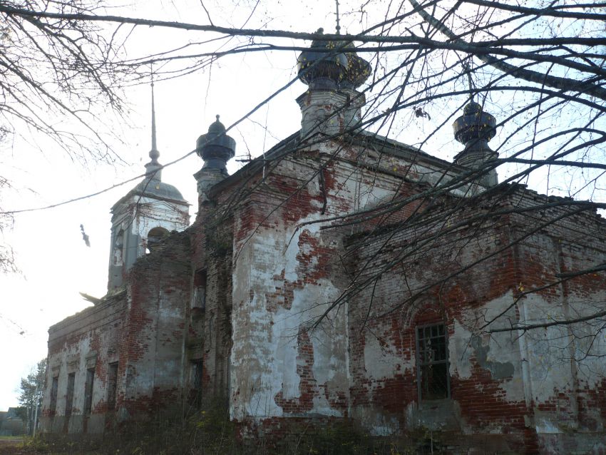 Климовское. Церковь Рождества Христова. фасады