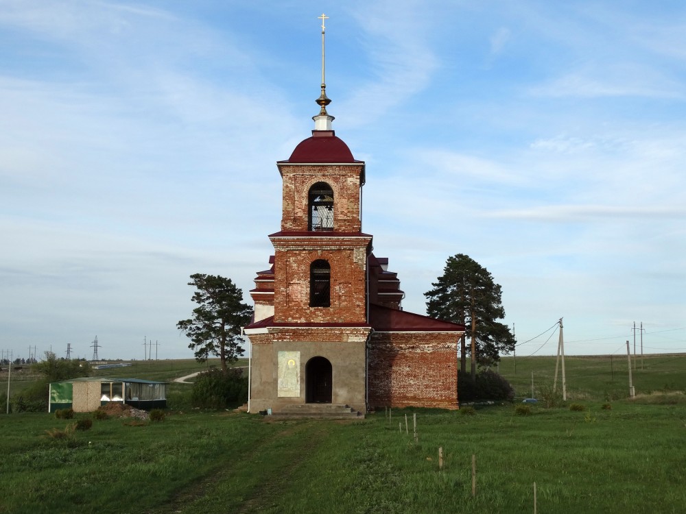 Парафеевка. Богородице-Тихвинский Рябашский женский монастырь. Церковь Илии Пророка. фасады