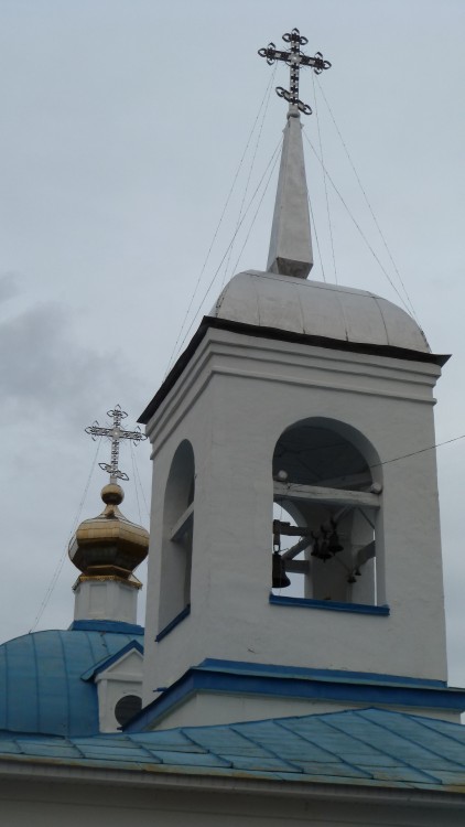 Белебей. Церковь Михаила Архангела. архитектурные детали, Колокольня и купол.