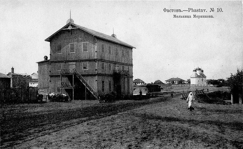 Фастов. Церковь Покрова Пресвятой Богородицы. архивная фотография, Старая открытка с фотографии начала ХХ в. с сайта fastiv.at.ua 