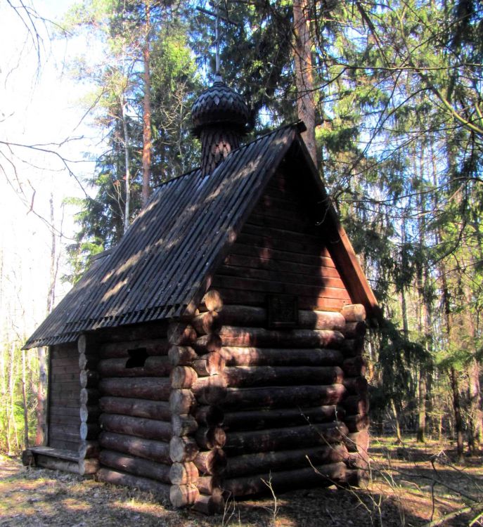 Часовня Никиты мученика при старообрядческом Молельном Камне (новая), Чёлохово (Егорьевский городской округ, Московская область). фасады, вид с юго-востока