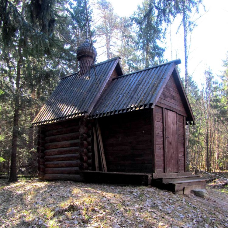 Чёлохово. Часовня Никиты мученика при старообрядческом Молельном Камне (новая). фасады, вид с северо-запада