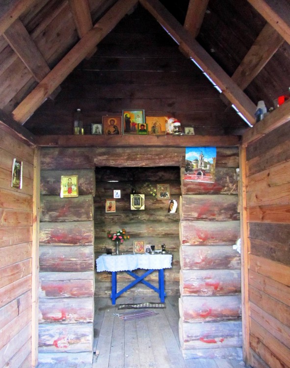 Часовня Никиты мученика при старообрядческом Молельном Камне (новая), Чёлохово (Егорьевский городской округ, Московская область). интерьер и убранство