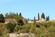 Успенско-Драндский монастырь, Вид с юга на монастырь, Дранда, Абхазия, Прочие страны