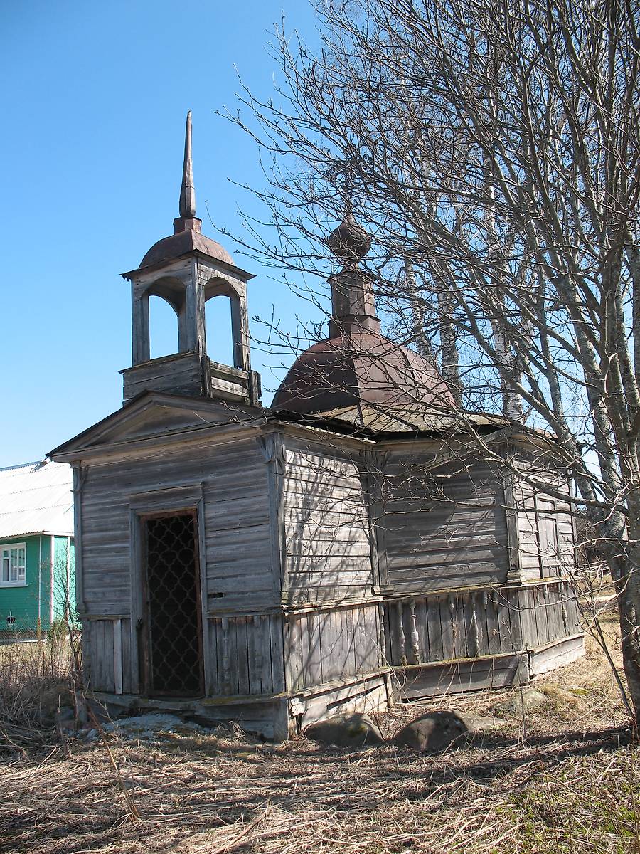 фасады. Часовня Казанской иконы Божией Матери, Звоз (Кирилловский район, Вологодская область)