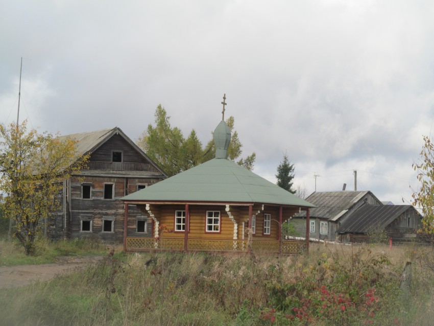 Заполье. Часовня Флора и Лавра. фасады, Вид с юга