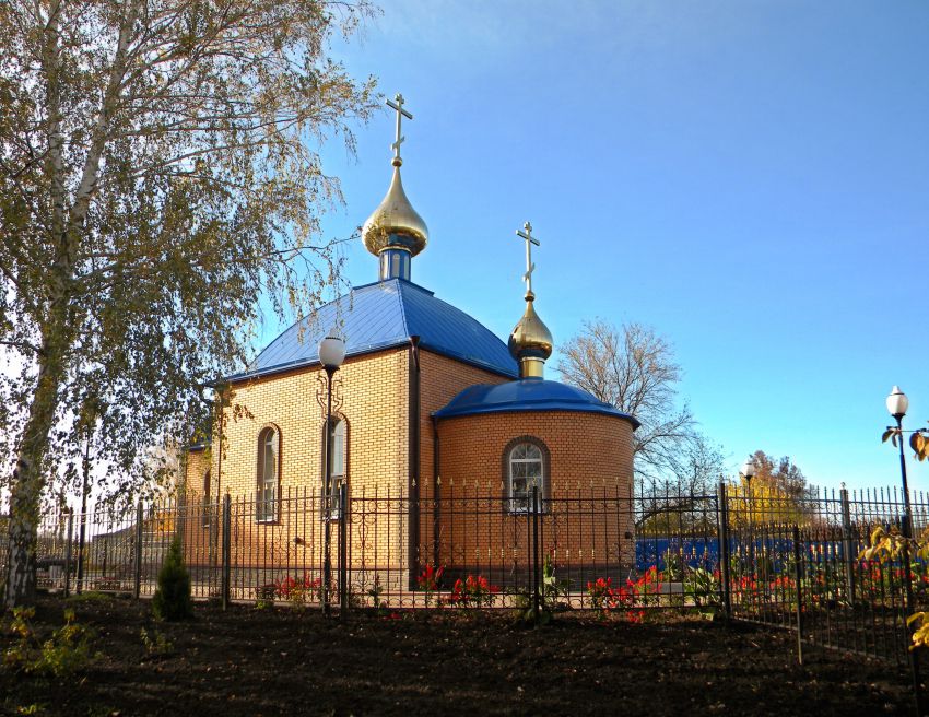 Церковь Сергия Радонежского, Теребрено (Краснояружский район, Белгородская область). общий вид в ландшафте