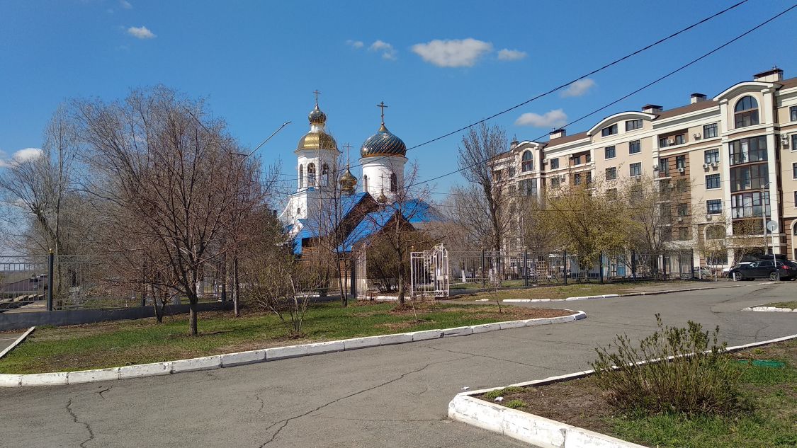 Часовня Табынской иконы Божией Матери, Оренбург (Оренбург, город, Оренбургская область). общий вид в ландшафте