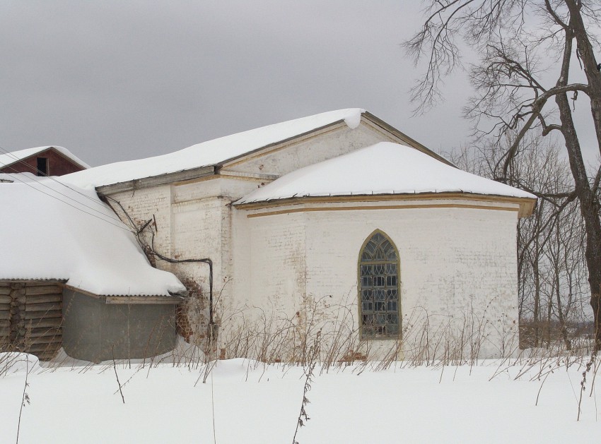 Церковь Покрова Пресвятой Богородицы, Никольское (Усть-Кубинский район, Вологодская область). фасады, Апсида храма.