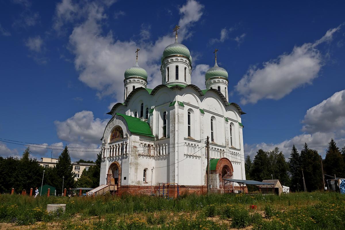 фасады. Женская община иконы Божией Матери "Отрада и утешение". Собор Успения Пресвятой Богородицы, Добрыниха (Домодедовский городской округ, Московская область)