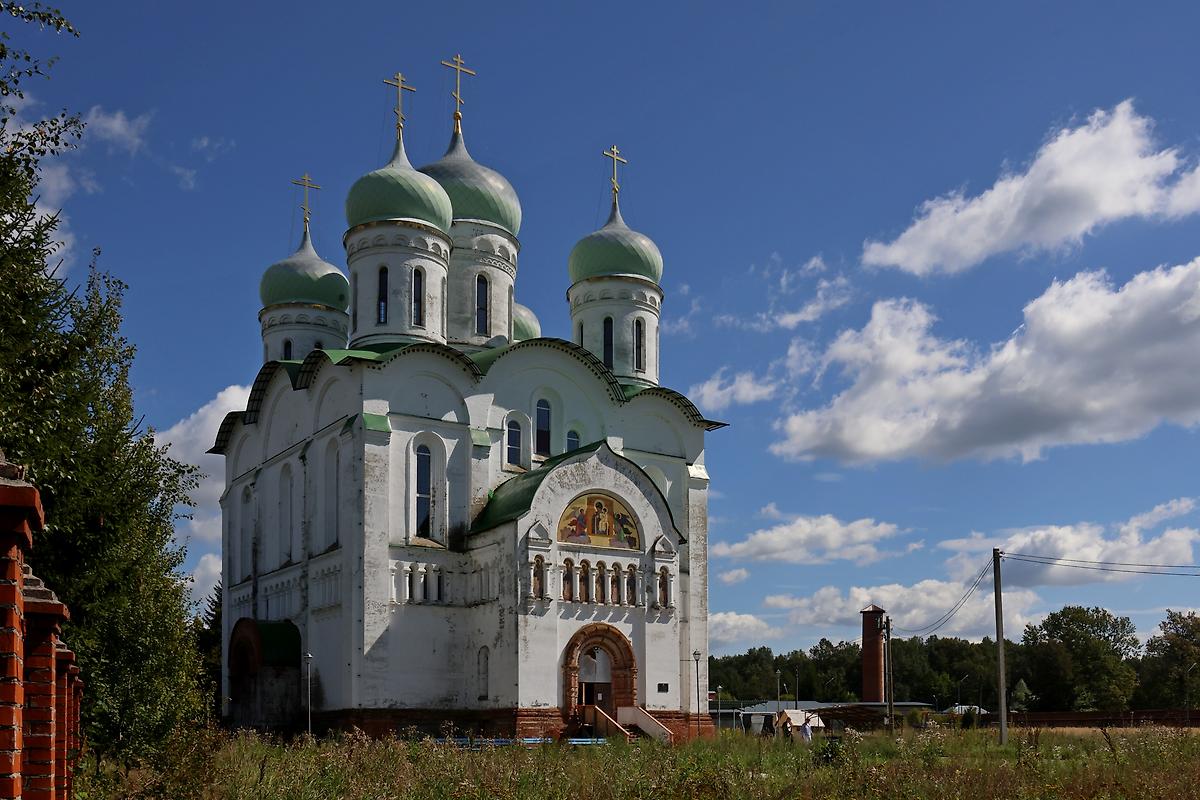 фасады. Женская община иконы Божией Матери "Отрада и утешение". Собор Успения Пресвятой Богородицы, Добрыниха (Домодедовский городской округ, Московская область)