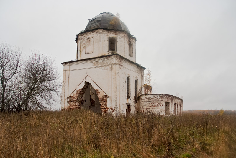 Церковь Троицы Живоначальной, Борково (Белозерский район, Вологодская область). фасады