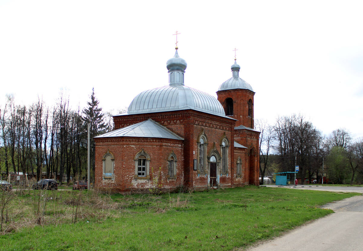 Церковь Троицы Живоначальной, Зименки  1-е (Зарайский городской округ, Московская область). фасады