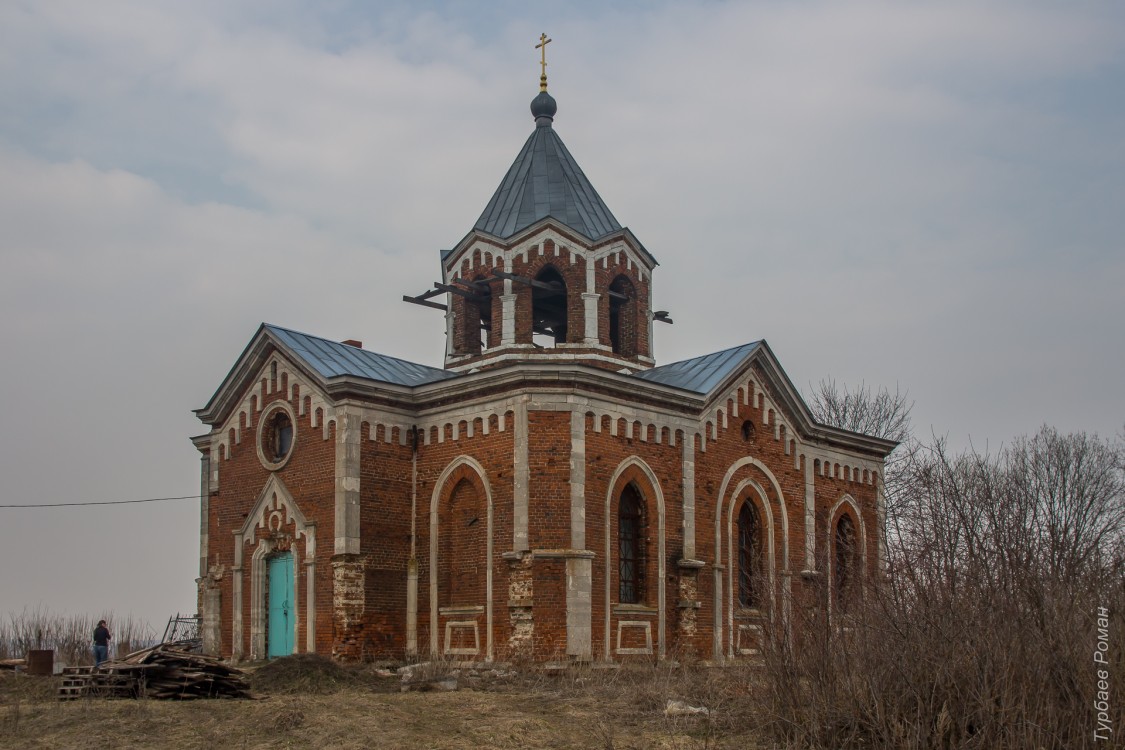 Злыхино. Церковь Покрова Пресвятой Богородицы. фасады, Вид с юга