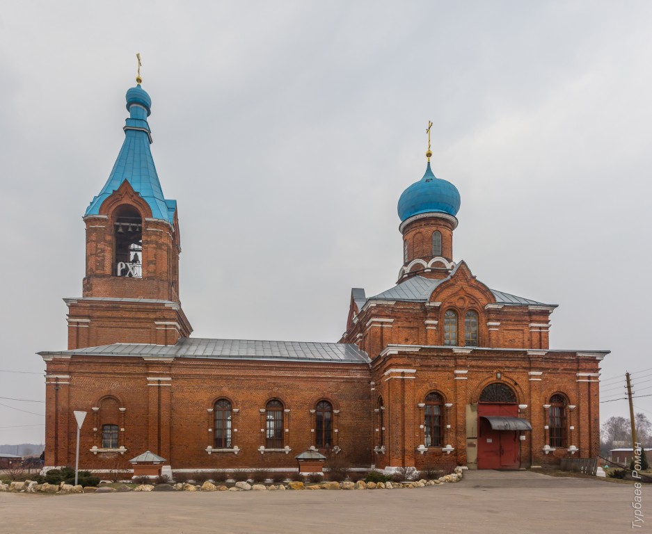 Церковь Успения Пресвятой Богородицы, Рожново (Зарайский городской округ, Московская область). фасады, Вид с юга