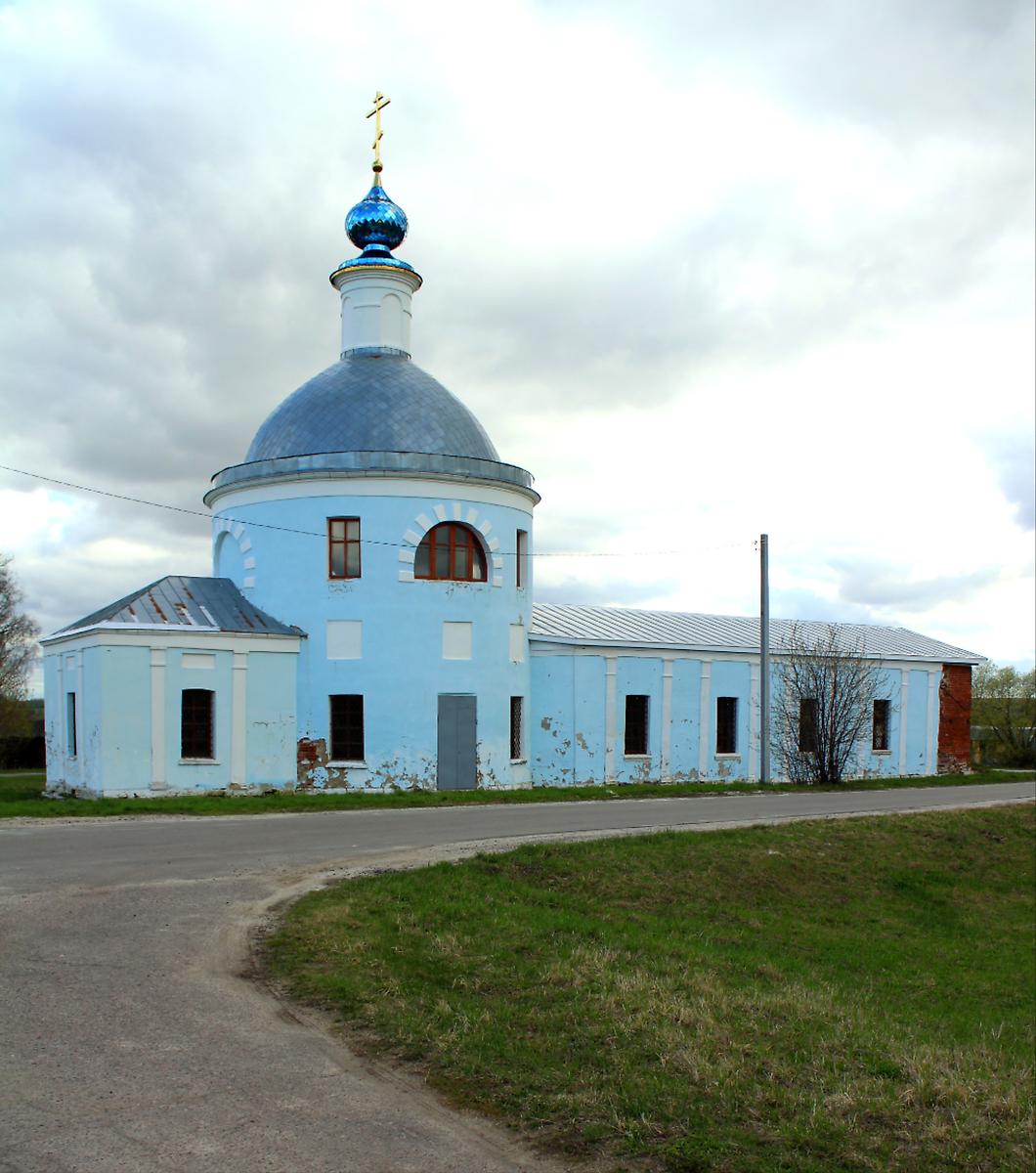 фасады. Церковь Смоленской иконы Божией Матери, Карино (Зарайский городской округ, Московская область)