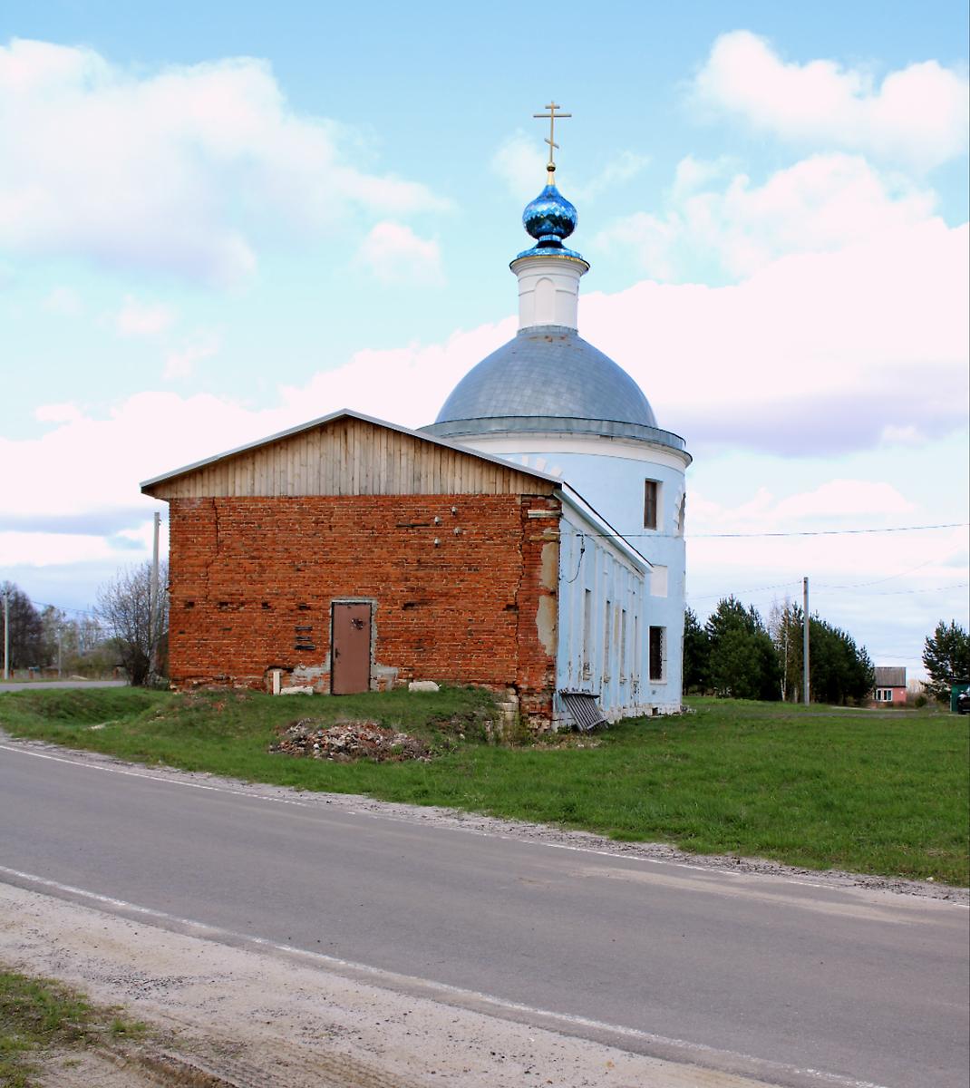 фасады. Церковь Смоленской иконы Божией Матери, Карино (Зарайский городской округ, Московская область)