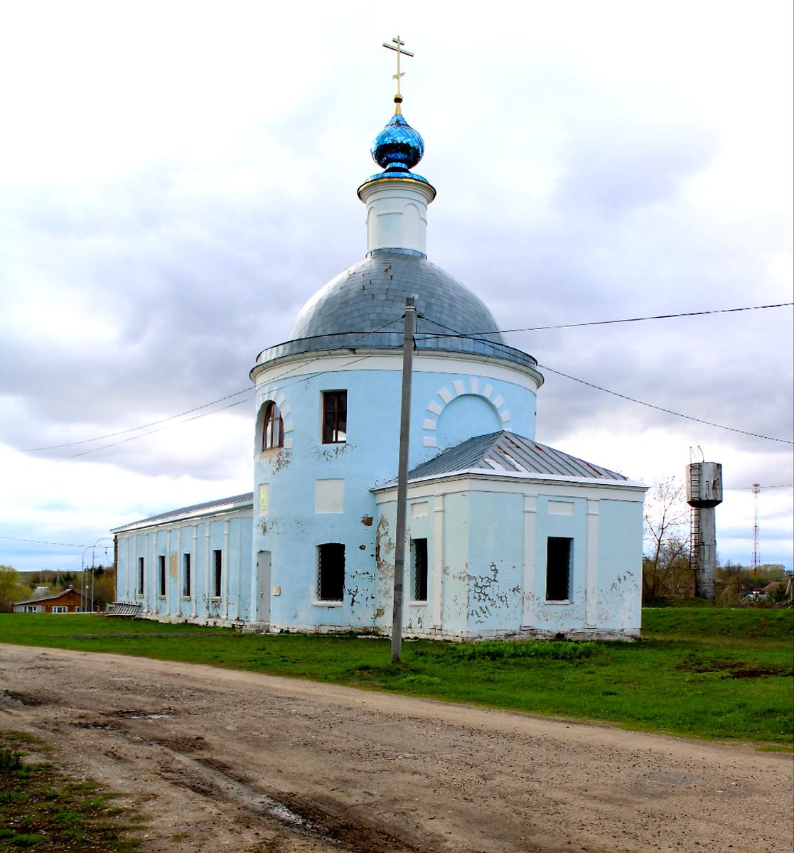 фасады. Церковь Смоленской иконы Божией Матери, Карино (Зарайский городской округ, Московская область)