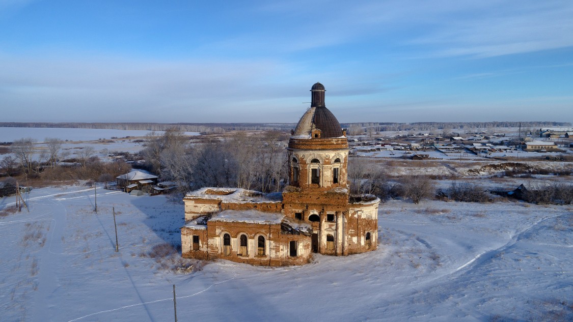 Макарьевское. Церковь Макария Унженского и Желтоводского. общий вид в ландшафте
