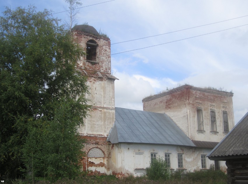 Церковь Воскресения Христова, Котлован (Удомельский городской округ, Тверская область). общий вид в ландшафте