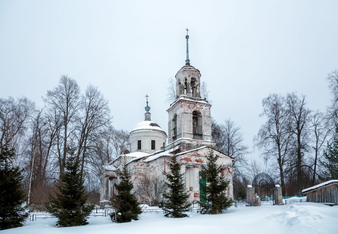 Церковь Рождества Христова, Григорково (Весьегонский район, Тверская область). фасады