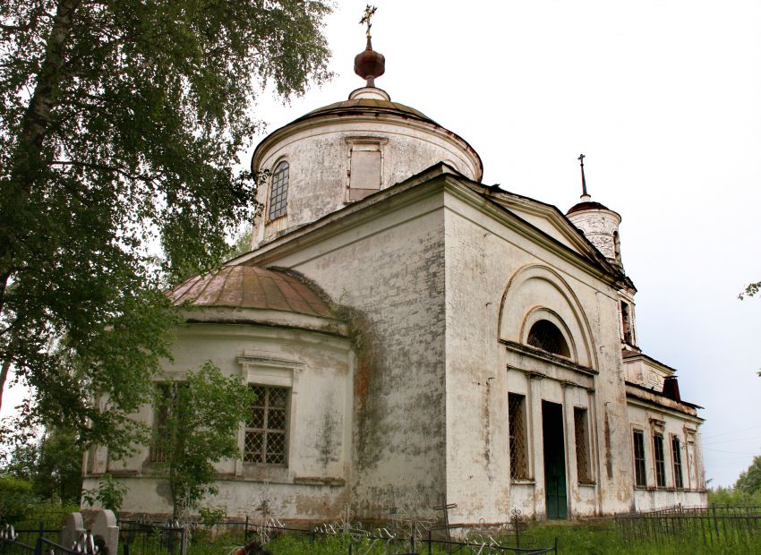 Церковь Казанской иконы Божией Матери, Шаблыкино (Краснохолмский район, Тверская область). фасады