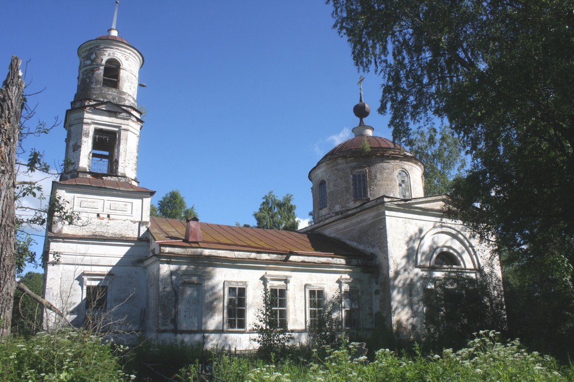 Церковь Казанской иконы Божией Матери, Шаблыкино (Краснохолмский район, Тверская область). фасады