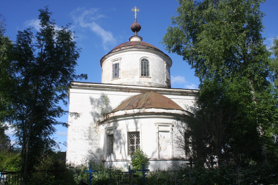 Церковь Казанской иконы Божией Матери, Шаблыкино (Краснохолмский район, Тверская область). фасады